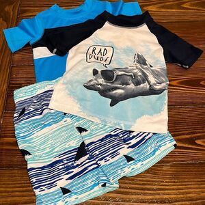 Childrens Place SPORT Boy’s Swimwear Bundle Size 2T